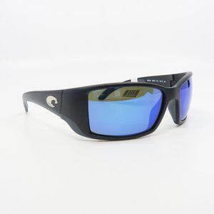 Costa BLACKFIN 06S9014-19 Matte Black/Blue Mirror 580G Polarized Sunglasses